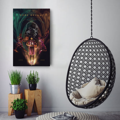 Kobe Bryant 1978-2020 Canvas Wall Art – A Tribute to an NBA Legend