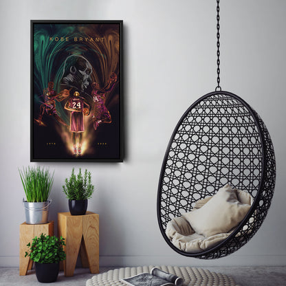 Kobe Bryant 1978-2020 Canvas Wall Art – A Tribute to an NBA Legend