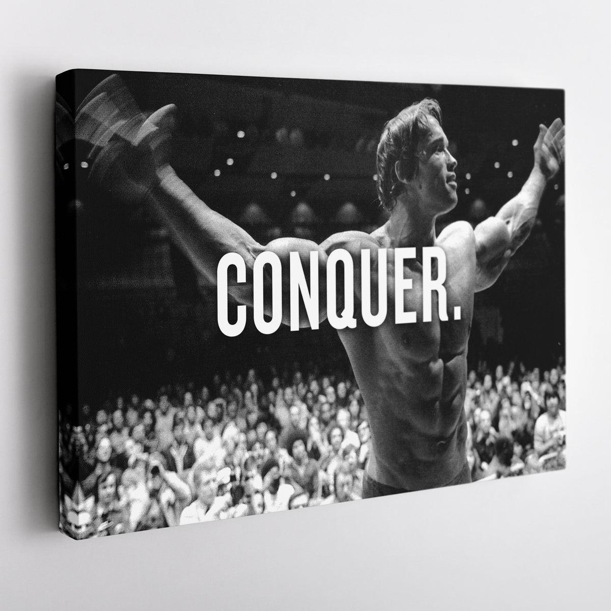 Arnold Schwarzenegger Bodybuilding Canvas Print – Wall Art for Man Cave & Home Decor
