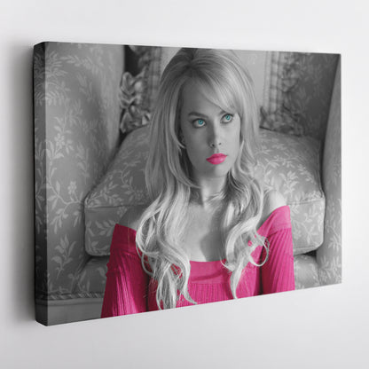 Margot Robbie Poster Wolf of Wall Street Canvas Art – A Cinematic Icon