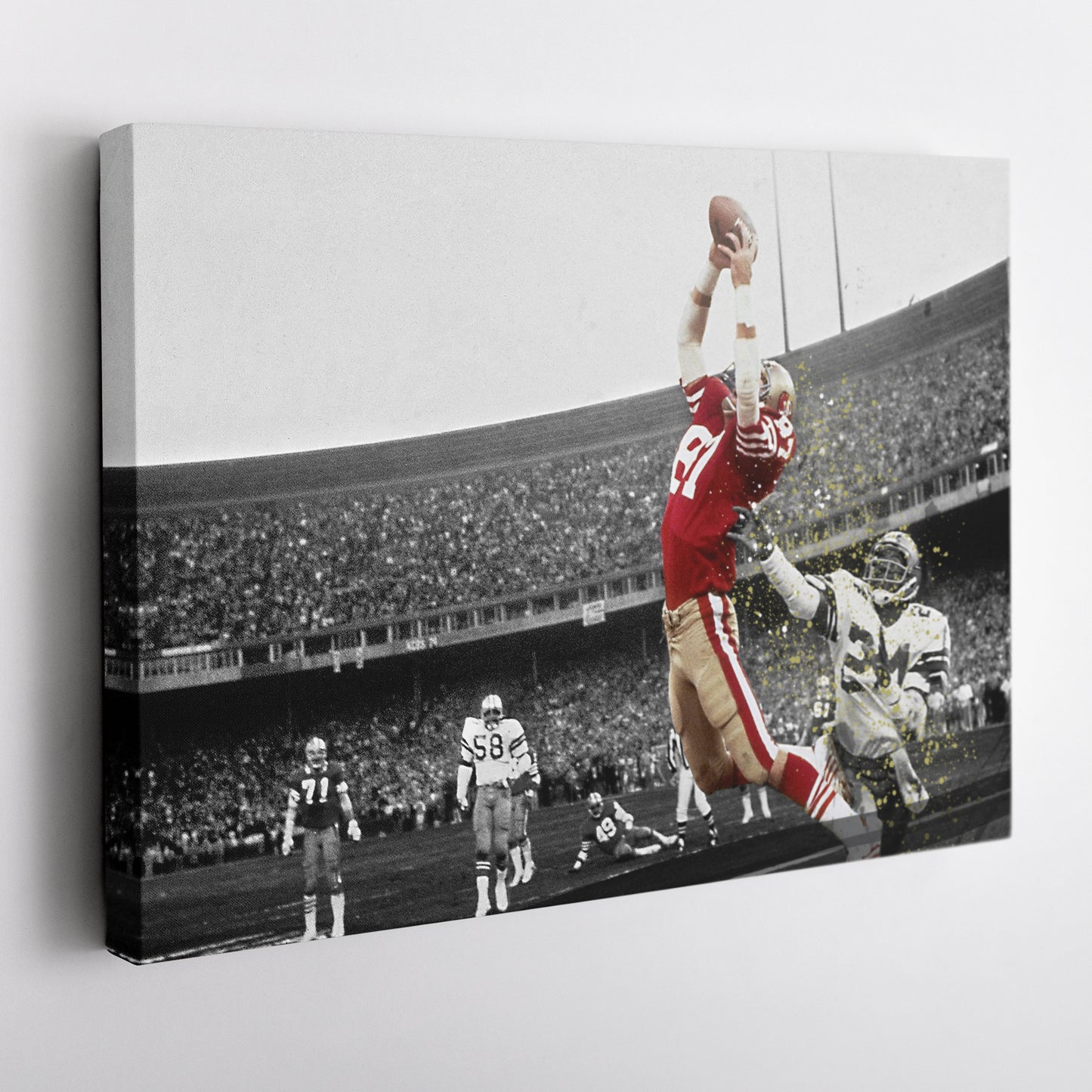 The Catch 49ers vs. Cowboys Canvas Art - NFL Football Wall Decor