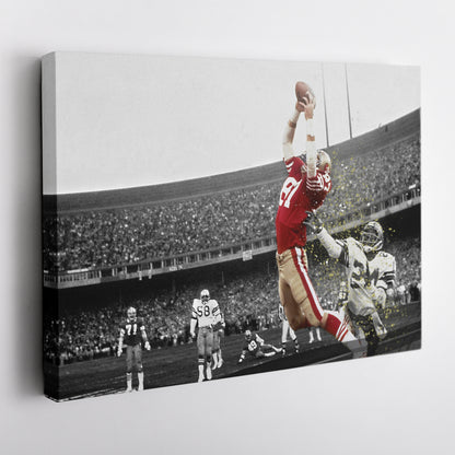 The Catch 49ers vs. Cowboys Canvas Art - NFL Football Wall Decor