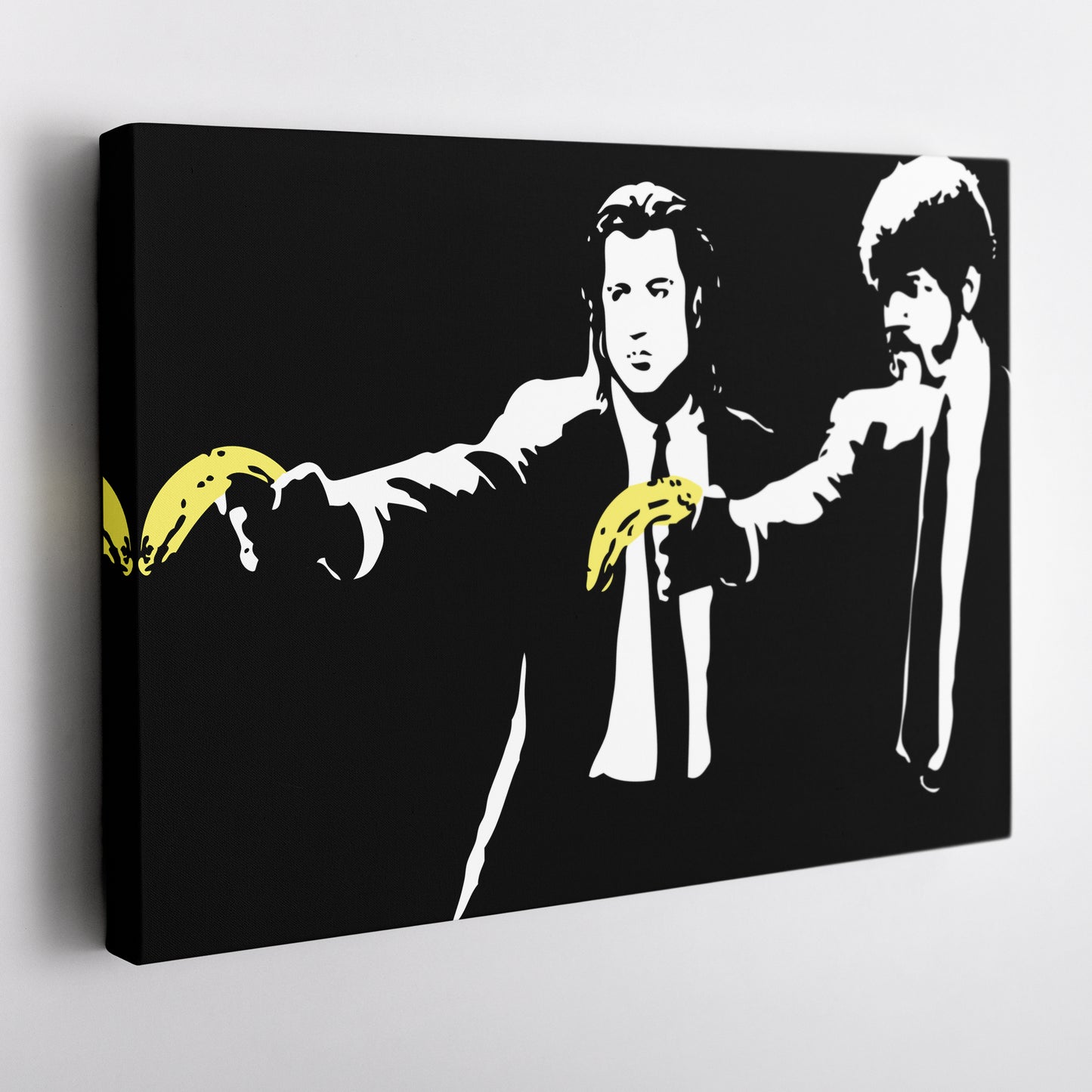 Pulp Fiction Banana Gun Canvas Wall Art – Iconic Movie Moment Decor