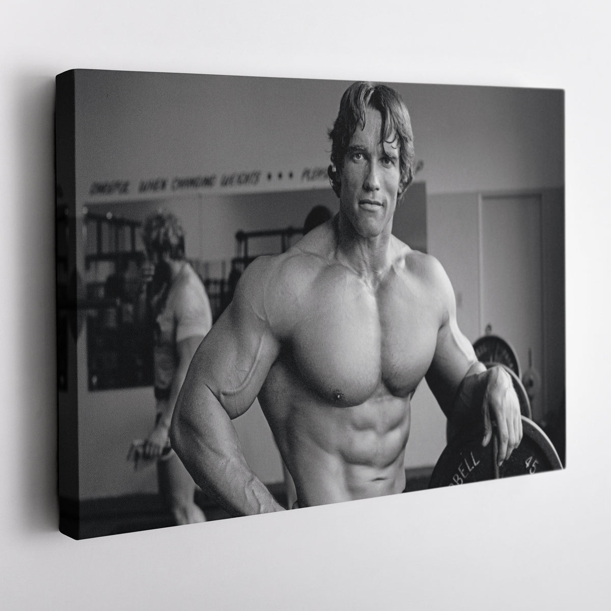 Arnold Schwarzenegger Poster Bodybuilding Canvas Wall Art Home Decor Framed Art