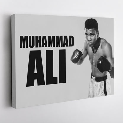 Muhammad Ali Young Canvas Wall Art – Boxing Legend Early Years Decor