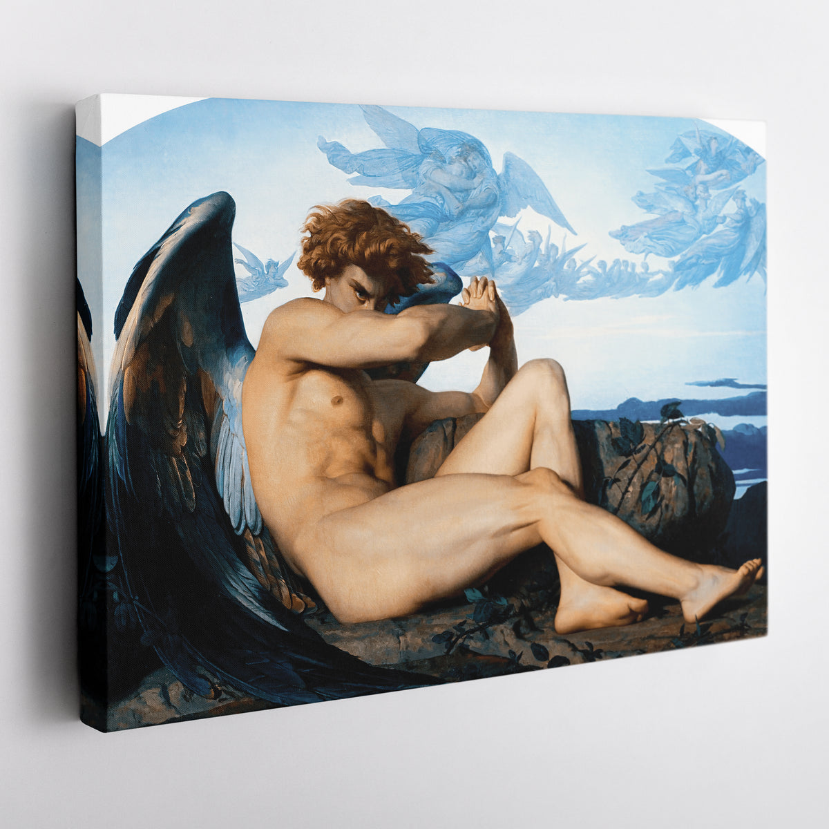 The Fallen Angel by Alexandre Cabanel Canvas Art - Vintage Art Decor