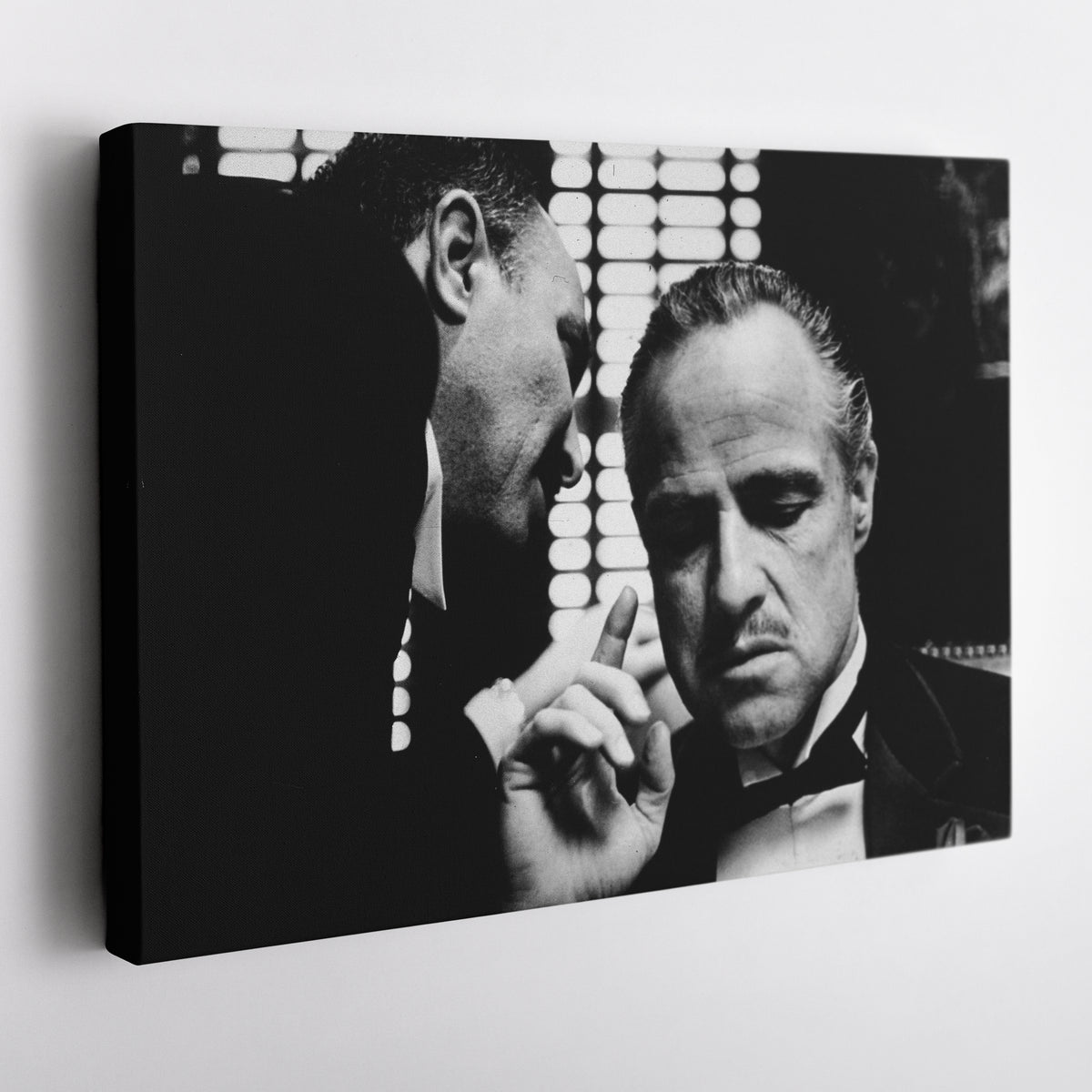 The Godfather - Black and White Canvas Wall Art Decor