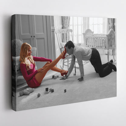 The Wolf of Wall Street Jordan Belfort & DiCaprio – Canvas Wall Art Decor