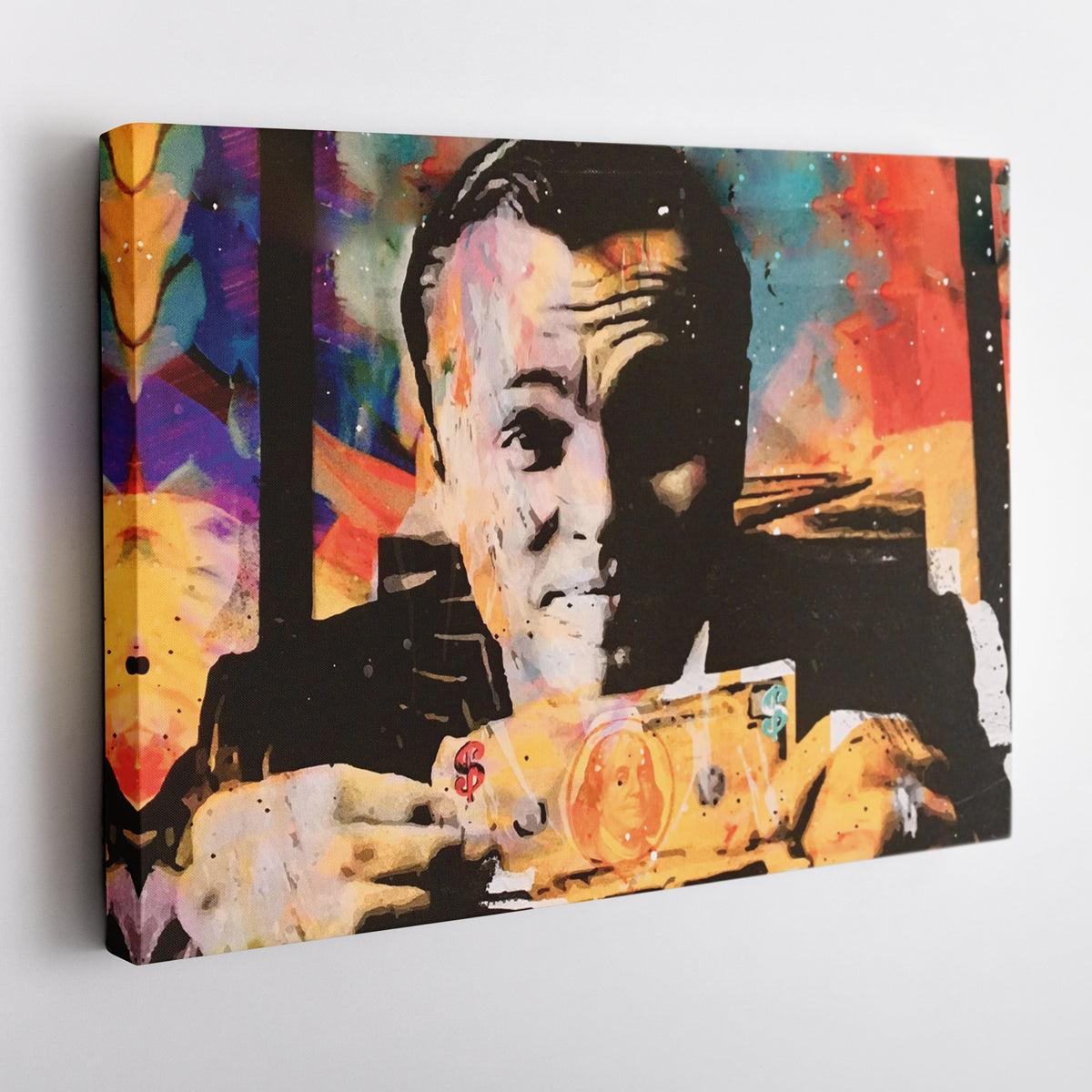 The Wolf of Wall Street Poster – Leonardo DiCaprio Canvas Wall Art Home Decor