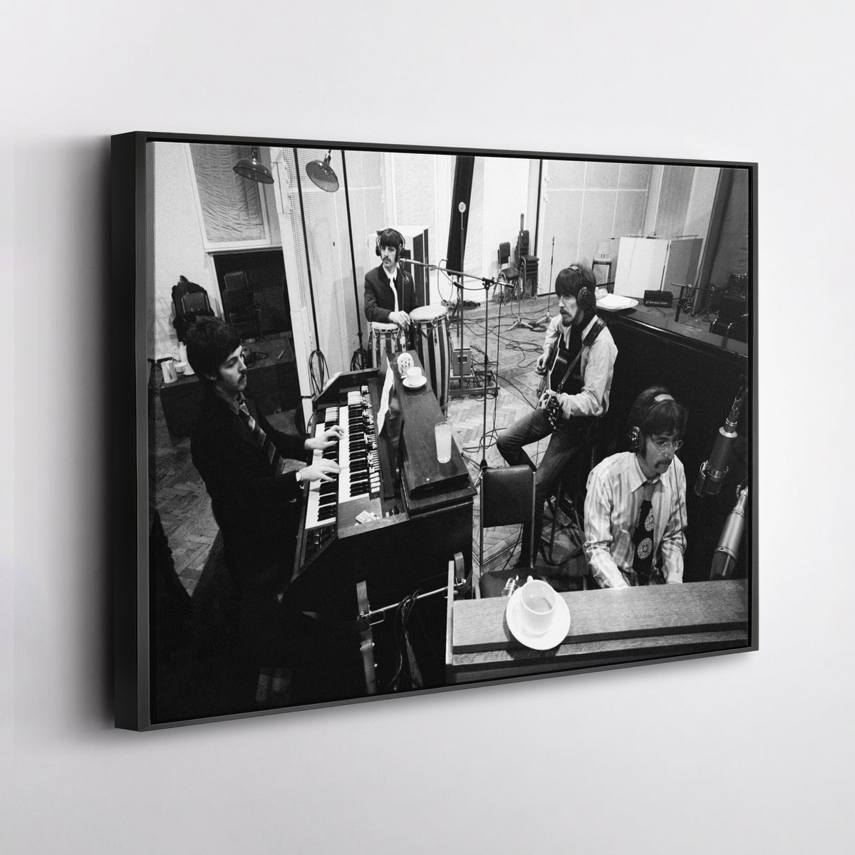 The Beatles Recording Studio Canvas Wall Art – Legendary Music Decor