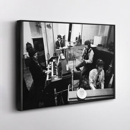 The Beatles Recording Studio Canvas Wall Art – Legendary Music Decor