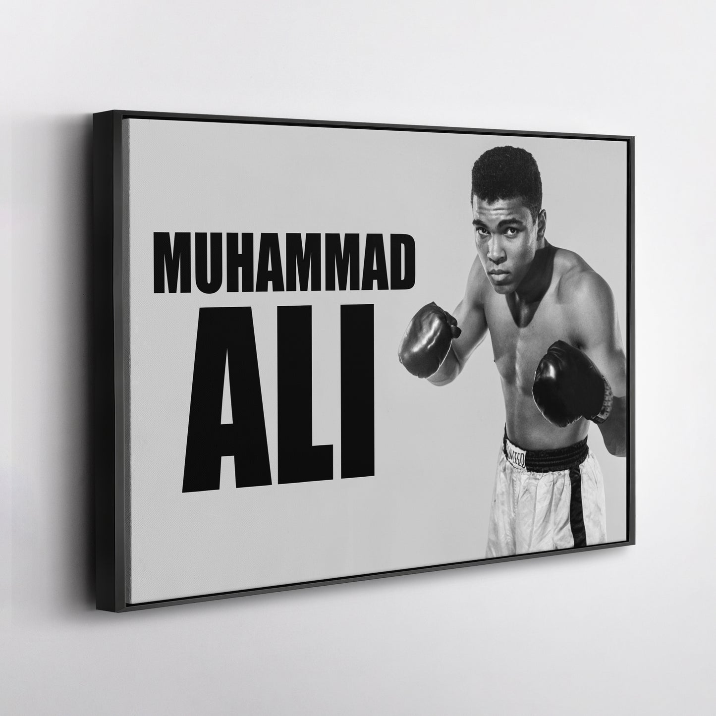 Muhammad Ali Young Canvas Wall Art – Boxing Legend Early Years Decor