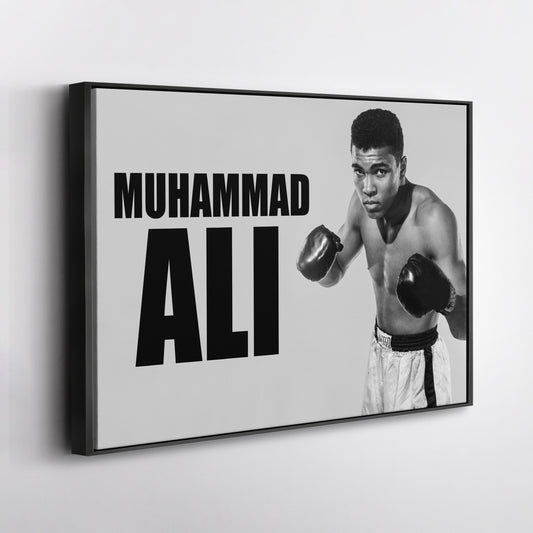 Muhammad Ali Young Canvas Wall Art – Boxing Legend Early Years Decor