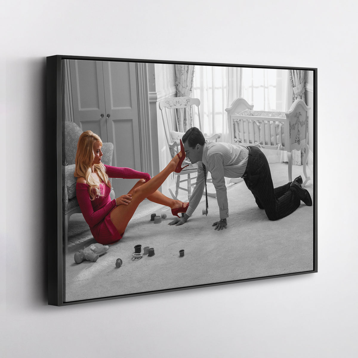 The Wolf of Wall Street Jordan Belfort & DiCaprio – Canvas Wall Art Decor