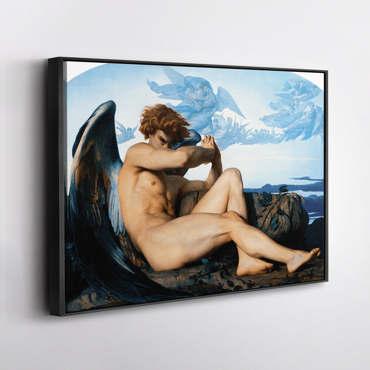 The Fallen Angel by Alexandre Cabanel Canvas Art - Vintage Art Decor