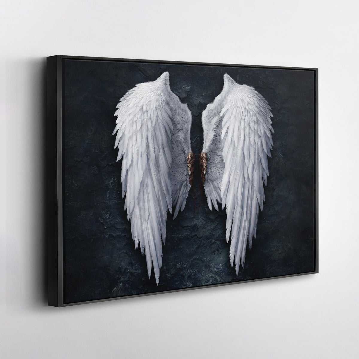 Banksy Angel White Wings Canvas Wall Art – Iconic Urban Art Print