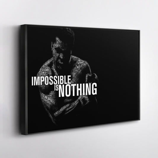 Muhammad Ali Boxing Quote Canvas Art – Iconic Fighter Decor