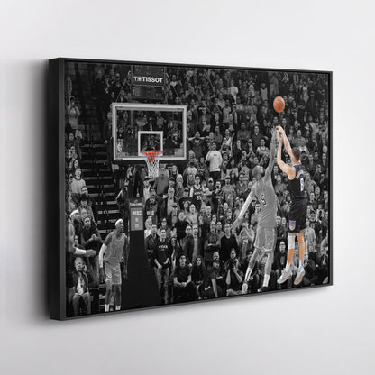 Bogdan Bogdanovic Buzzer Beater vs Lakers Canvas Wall Art Decor - NBA Highlight Art