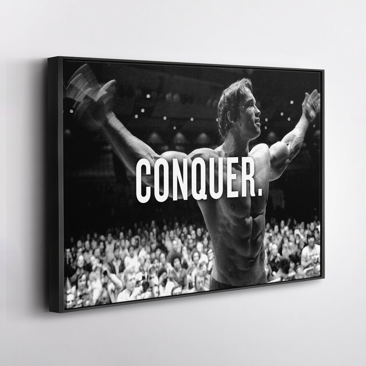 Arnold Schwarzenegger Bodybuilding Canvas Print – Wall Art for Man Cave & Home Decor
