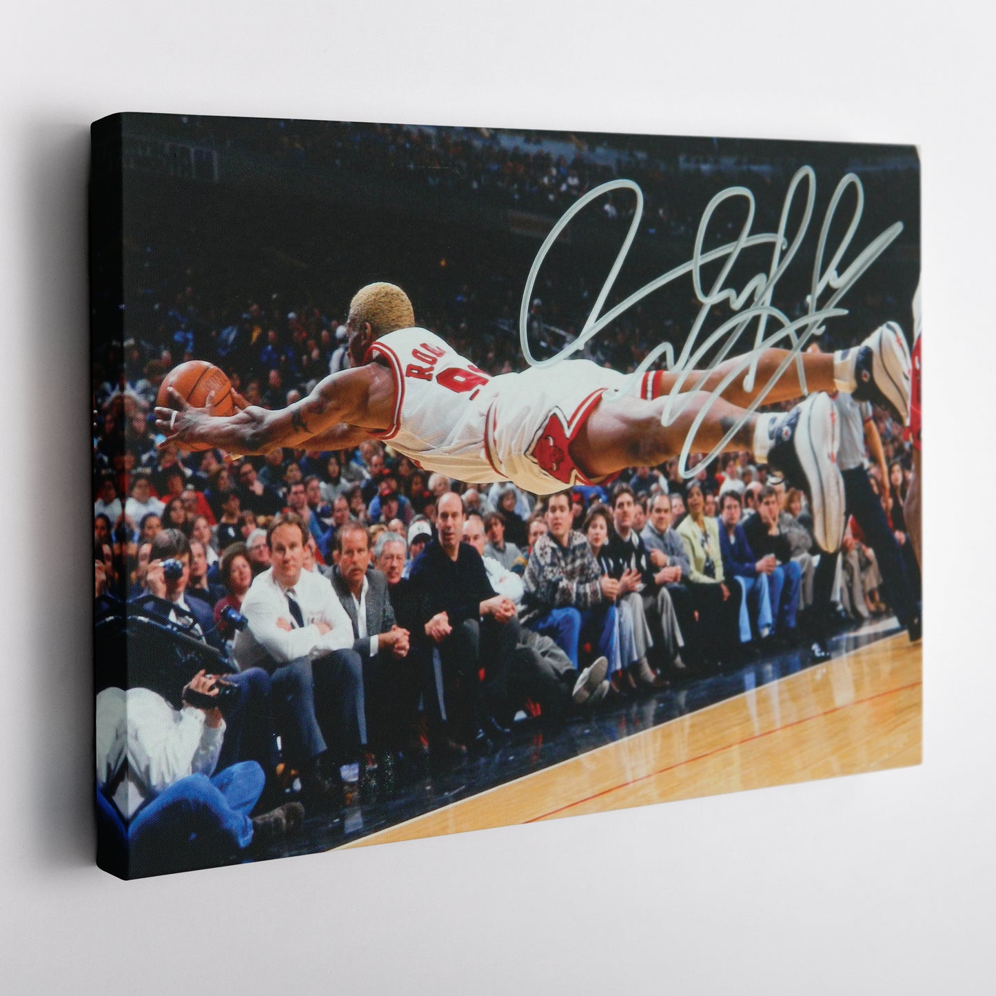 Dennis Rodman Chicago Bulls Canvas Wall Art – NBA Basketball Legend Art