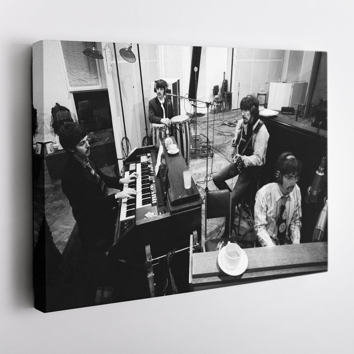 The Beatles Recording Studio Canvas Wall Art – Legendary Music Decor