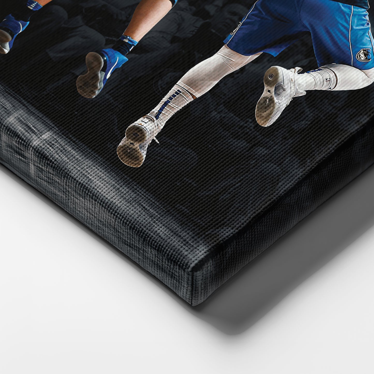 Luka Doncic and Dirk Nowitzki Canvas Art - Dallas Mavericks NBA Decor