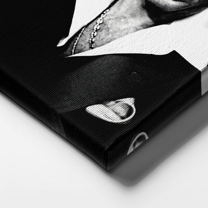 Scarface Poster Black and White Canvas Wall Art Home Decor Framed Art