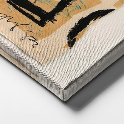 Crown By Jean-Michel Basquiat Canvas Art – Urban Street Art Wall Decor