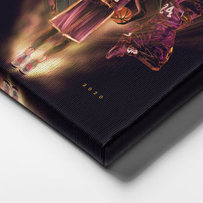 Kobe Bryant 1978-2020 Canvas Wall Art – A Tribute to an NBA Legend