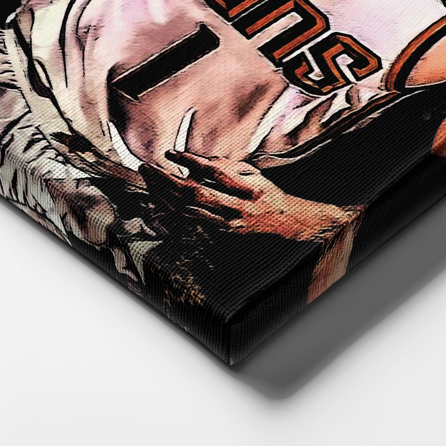 Devin Booker Phoenix Suns Canvas Wall Art – Basketball Star Print for Home