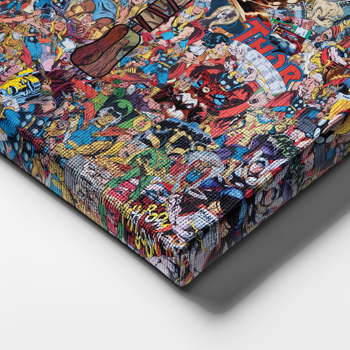 The Mighty Thor Poster Canvas Art - Marvel Comics Wall Decor