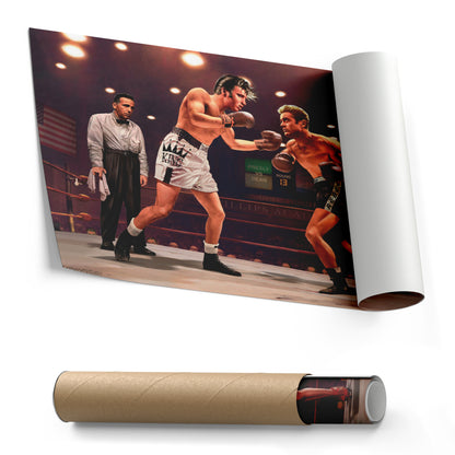Marilyn Monroe, Elvis Presley & James Dean - Boxing Canvas Wall Art Decor