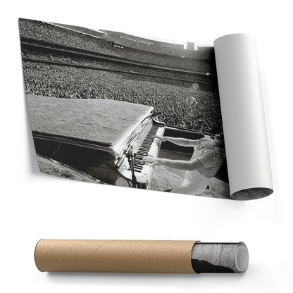 Elton John Dodger Stadium Poster – Canvas Wall Art Home Decor