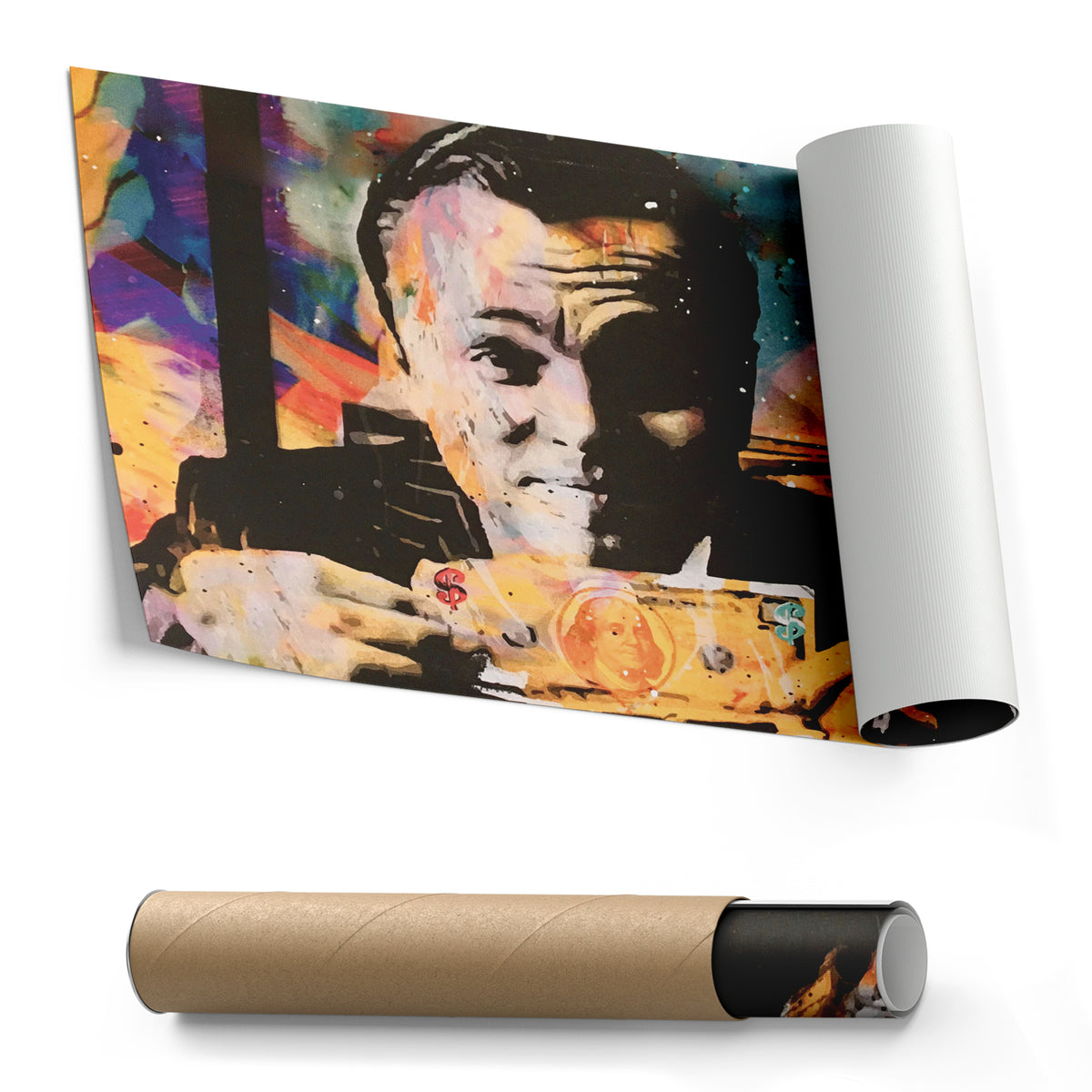 The Wolf of Wall Street Poster – Leonardo DiCaprio Canvas Wall Art Home Decor