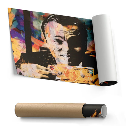 The Wolf of Wall Street Poster – Leonardo DiCaprio Canvas Wall Art Home Decor