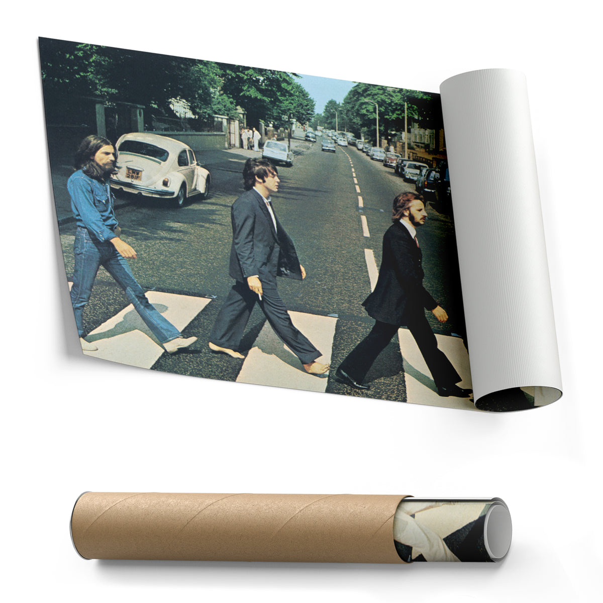 The Beatles - Iconic Abbey Road Canvas Wall Art Decor