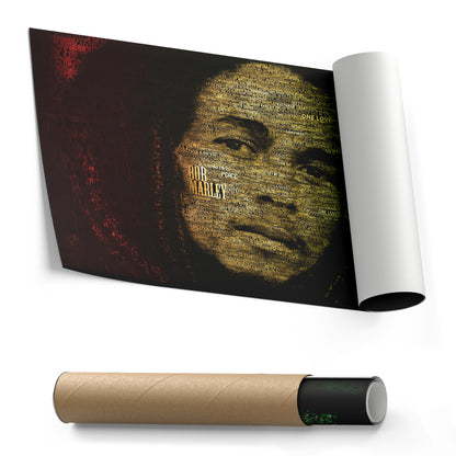 Bob Marley Canvas Wall Art – Music Legend Home Decor Print