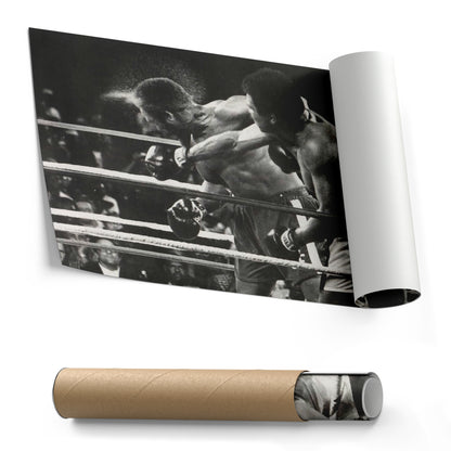 Muhammad Ali vs Joe Frazier Canvas Wall Art – Boxing Legends Decor