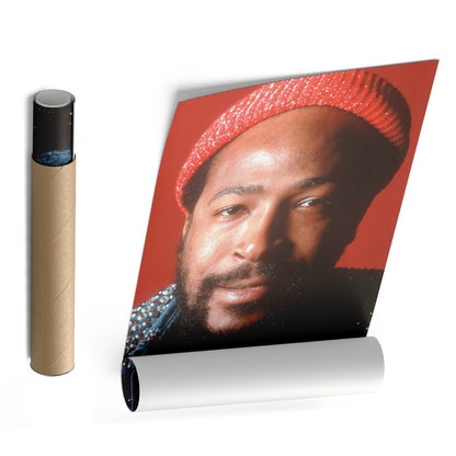 Marvin Gaye Soul Singer Canvas Art – Music Icon Home Decor
