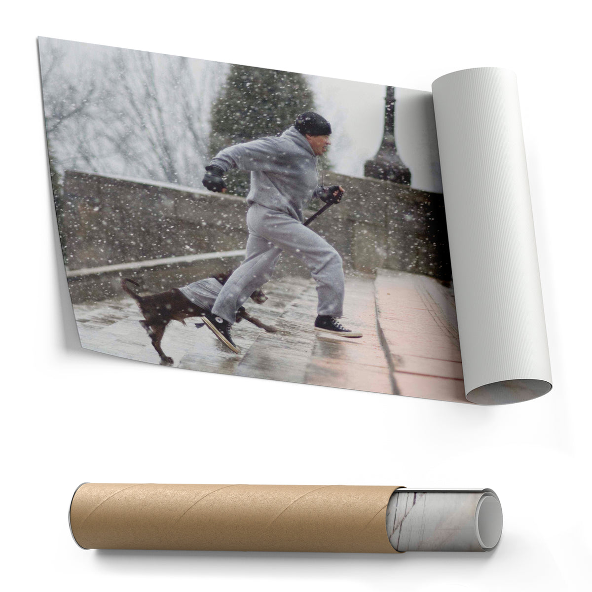 Rocky Balboa Boxing Canvas Wall Art – Legendary Movie Icon Decor