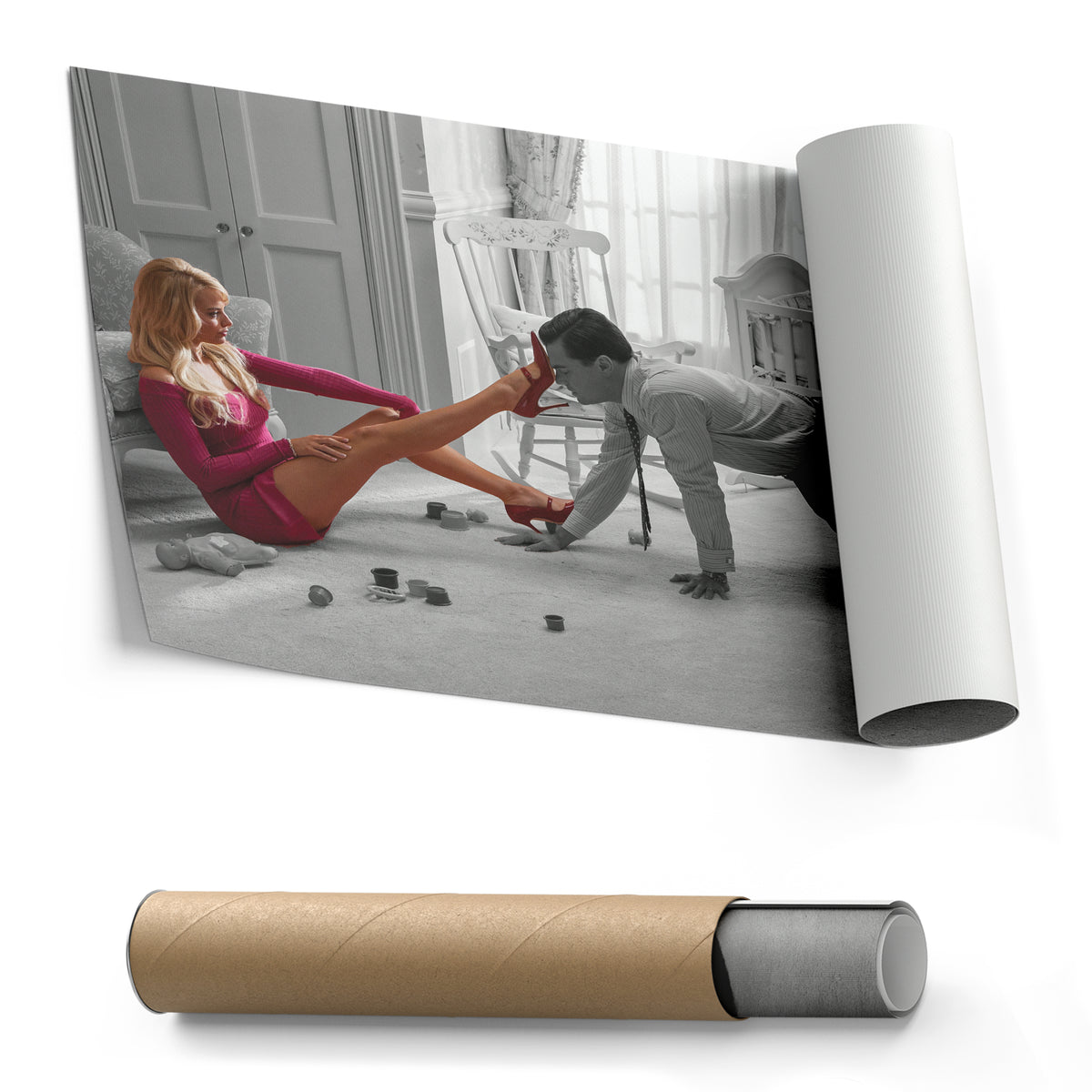 The Wolf of Wall Street Jordan Belfort & DiCaprio – Canvas Wall Art Decor