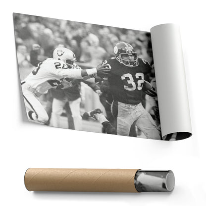 The Immaculate Reception Canvas Art - Steelers vs. Raiders NFL Decor