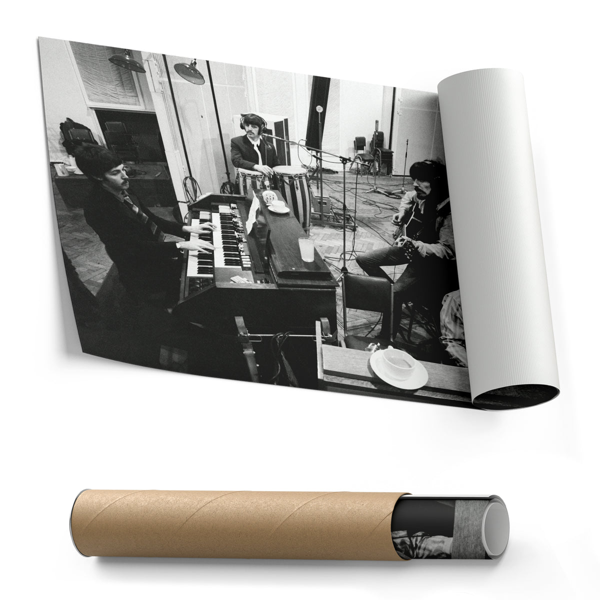 The Beatles Recording Studio Canvas Wall Art – Legendary Music Decor