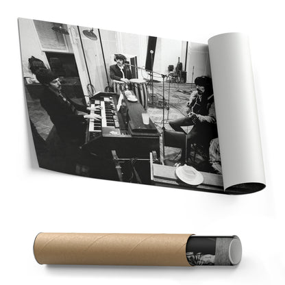 The Beatles Recording Studio Canvas Wall Art – Legendary Music Decor