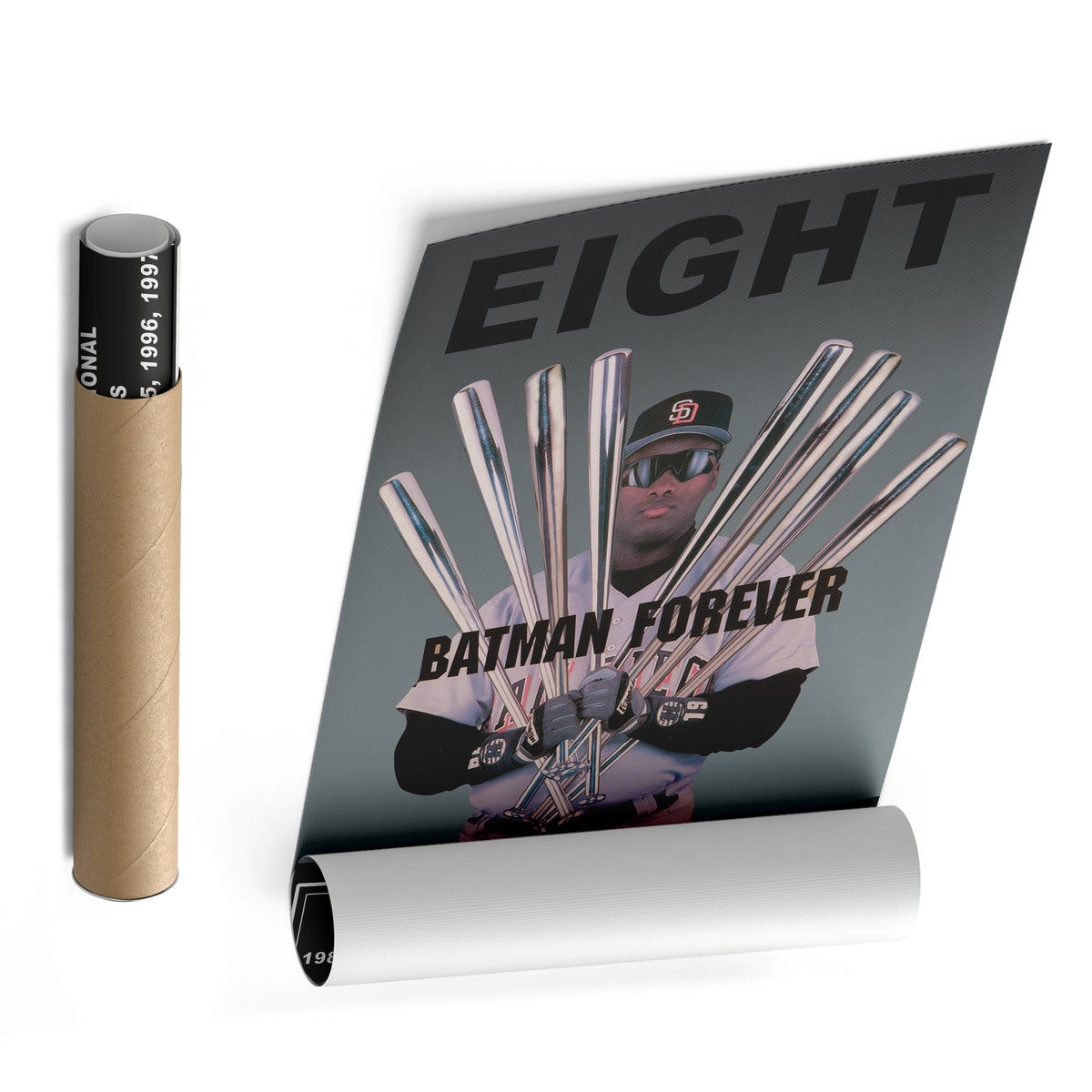Tony Gwynn 8 N.L. Batting Titles Canvas Art - MLB Sports Home Decor