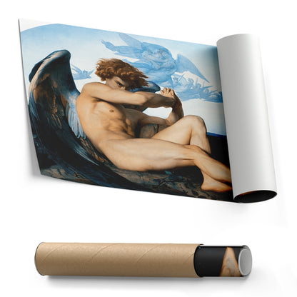 The Fallen Angel by Alexandre Cabanel Canvas Art - Vintage Art Decor
